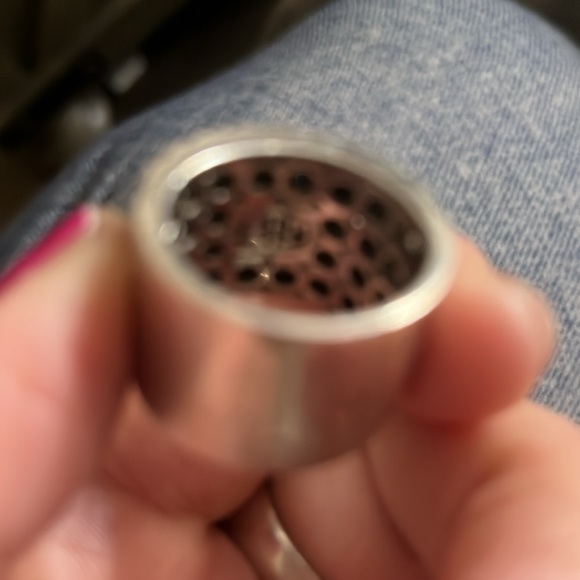 Effy Diamond & sterling silver band sz8 - Picture 4 of 4